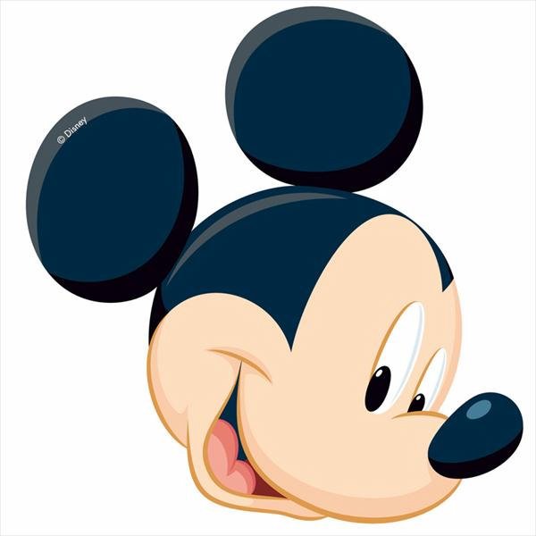 Silueta Mickey Mouse 1 - 1 hoja con 1 Silueta de aprox.20 cm. FPD9004A