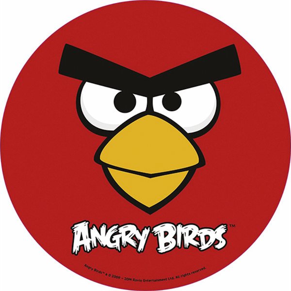 Angry Birds 4 - 1 hoja con 1 circulo de 20 cm. FPD9008D