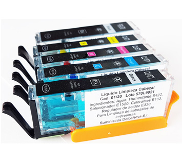 JUEGO de Limpieza con 5 cartuchos - CLI-581+PGI-580 XXL